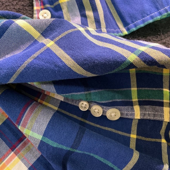 Ralph Lauren button down shirt featuring a multicolor plaid pattern - Picture 5 of 8